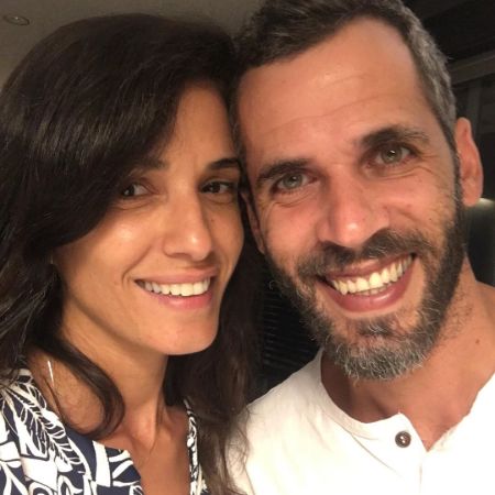 Hadar and her spouse, Yair Rotem taking selfie